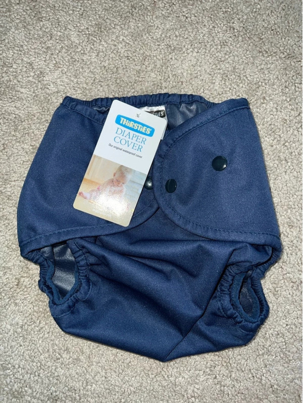 NWT Thirsties Snap Diaper Cover size large